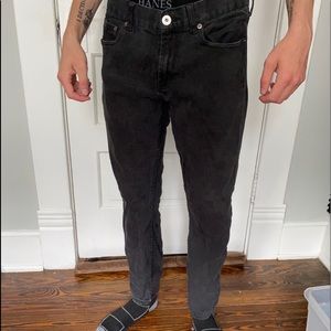 Black denim jeans waist 32